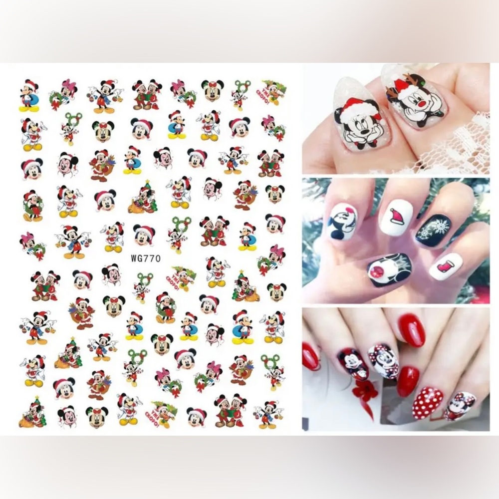 $1 CHRISTMAS NAIL STICKER SHEET. NEW. $1 WITH ANY $10 ORDER OR MORE
